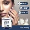VitaCosmoX Biotin Gummies 5000 mcg for Stronger Hair Skin Nails