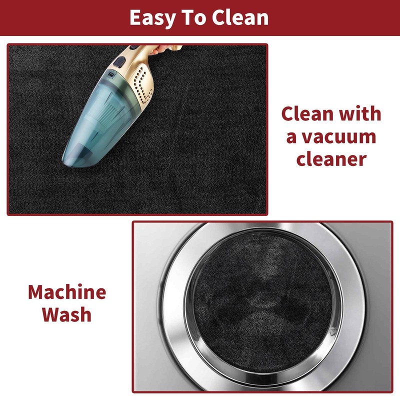 Vinsani Bath Mat Non Slip Bathroom Mat Thickened Fluffy Microfiber