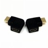 RHINORO Turning Left & Right Angled Adapter Compatible with HDMI