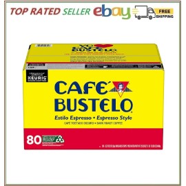 Café Bustelo Coffee Espresso Style K-Cups, Dark Roast (80 ct.)