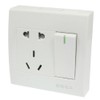 Aexit US EU Distribution electrical Outlet AU Socket Single Switch