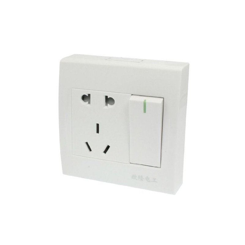 Aexit US EU Distribution electrical Outlet AU Socket Single Switch