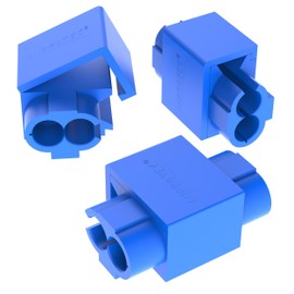 AUPROTEC 50 x Cable Junction Connectors 0.75-2.5 mm² Blue Tin-Plated Polypropylene Fully Insulated
