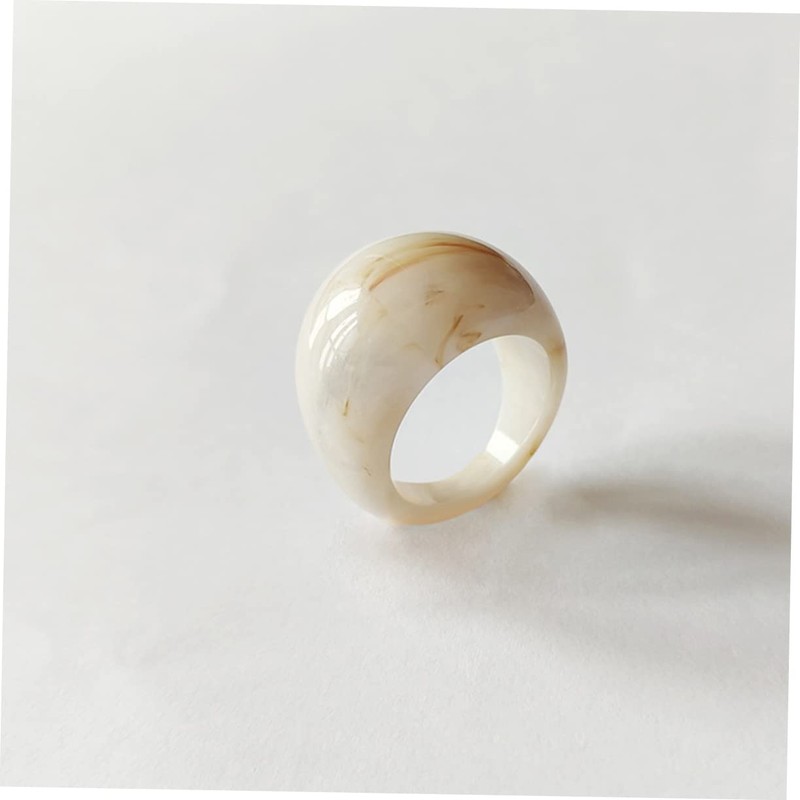 BESPORTBLE Fashionable Ring Set Resin Fine Workmanship Elegant Personality Anniversary
