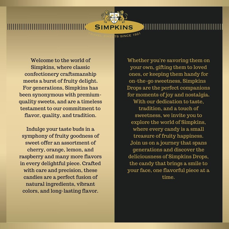 Simpkins tropical fruit 200g