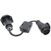 Trailer Light Converter European Round 13-Pin Plug to USA 7-Way