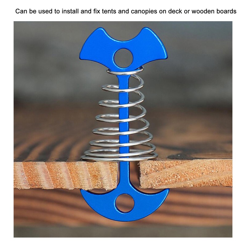 5pcs Fishbone Tent Nails Large Deck Boards Camping Tent Fixing