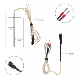 Pit Boss RTD High-TEMP Meat Probe Sensor Compatible with All Pit Boss 700 and 820 Series
