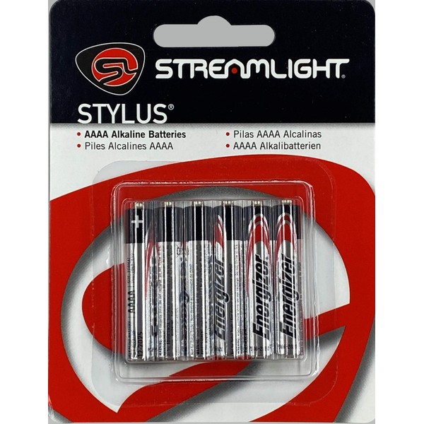 Streamlight 65030 Stylus AAAA Replacement Batteries, 6-Pack