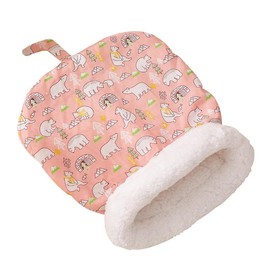 Soft & Safe Cat Tunnel Sleep Bag Bed Cozy Hideway for Kitty's Comfort (Pink, Large)