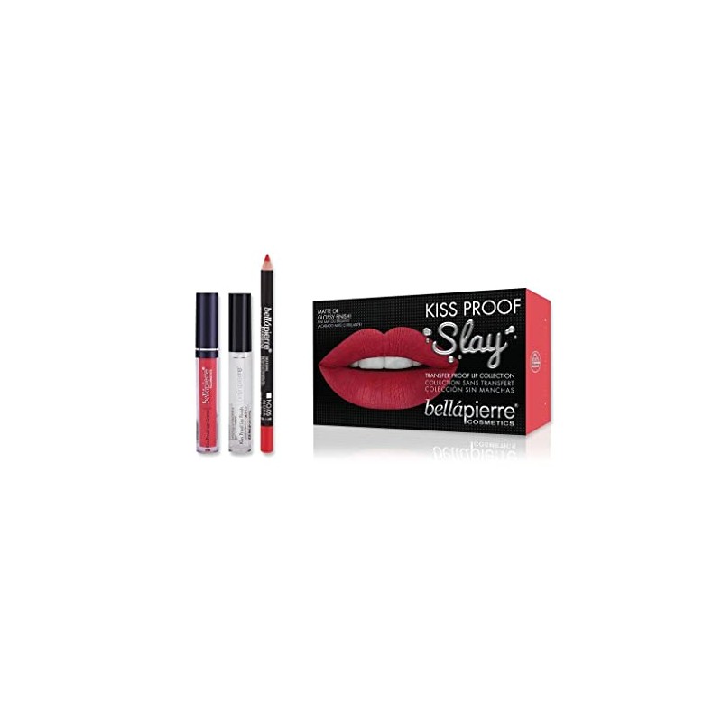 Bellapierre Cosmetics Kiss Proof Slay Kit, Aloha Colour – 9.4