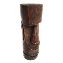 Moai Easter Island Tiki Totem 5" - Hand Carved | #dpt537112