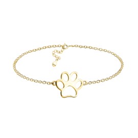 Sofia Milani - Women's Bracelet 925 Silver - Gold Plated - Paw Pendant - B0358