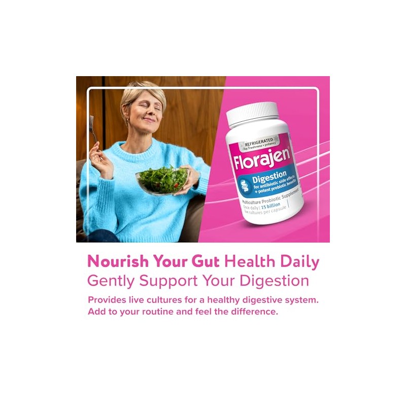 Florajen 3 Probiotic Supplements, 30 Count by Florajen