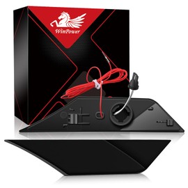 WinPower Indicator Daytime Running Lights 2-in-1 Side Marker Direction Indicator Daytime Running Lights Compatible with Honda Civic 2016-2021, Pack of 2 (Black)