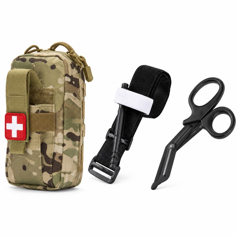First Aid Organizer Pouch Set for Outdoor Preparedness – Nylon