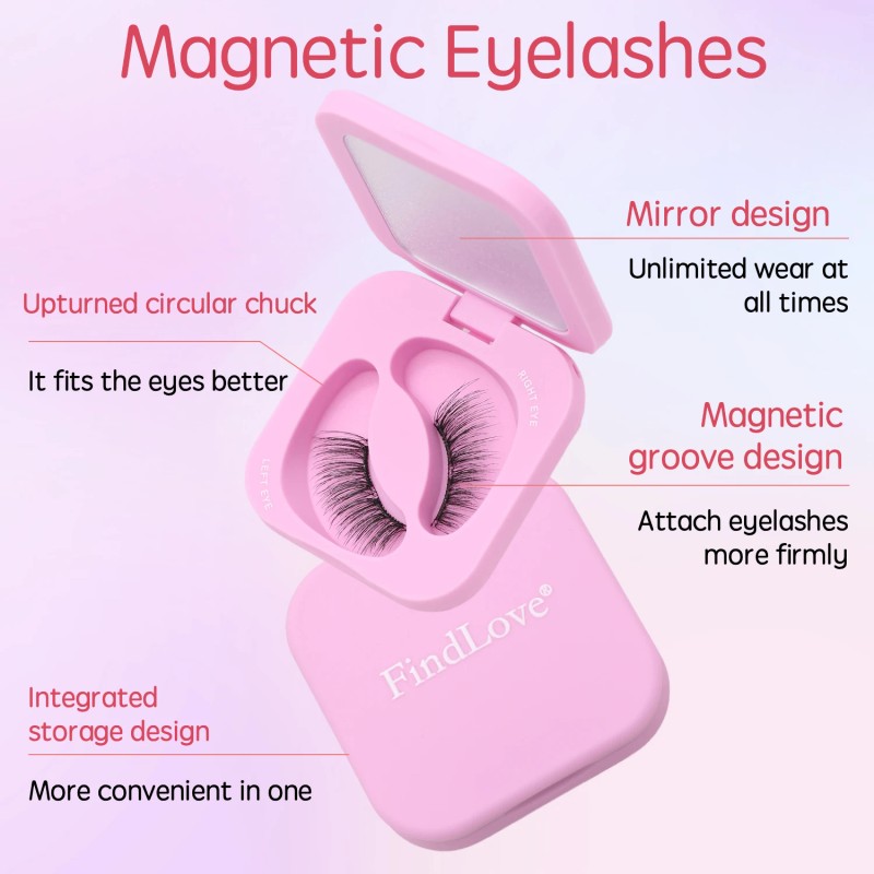 Saft Magnetic Eyelash Kit Hypoallergenic & Waterproof Vegan Magnetic Lashes