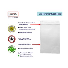 Zip Bags 50 my 1000 Pieces Various Sizes Resealable Food Safe