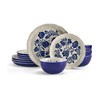 Pfaltzgraff Madison 12-Piece Stoneware Dinnerware Set - Organic Coupe Design