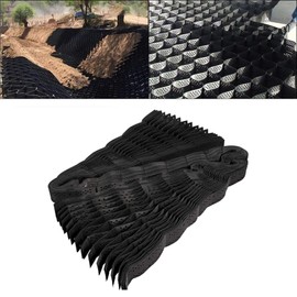 Tongmo Geogrid Gravel Grid 9x17 ft, 2 Inch Thick Geocell Ground Grid, Expansion& Foldable Gravel Stabilizer Grid, Gravel Ground Grid for Slope, Subgrade Work, Driveways, Parking Areas...