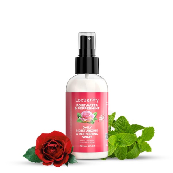 Locsanity Locsanity Rosewater and Peppermint Daily Moisturizing Spray – Trial