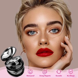 Magnetic Eyelashes with Applicator Beauty Haven Magnetic Lashes Magnetic Eyelashes Natural Look 3D False Eyelashes Magnetic Reusable Magnetic Eyelashes without Eyeliner No Glue Needed Gifts for Women