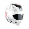 1Storm Motorcycle Open Face Fiber Glass Dual Visor Helmet Scooter