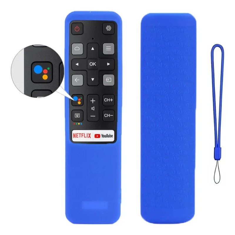 Control Para Tcl Smart Tv Andorid Rc802v+funda Mando De Voz