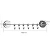 GEEKHOM Hook Rack for Kitchen, Kitchen Holder No Drilling with