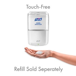 PURELL ES6 Automatic Hand Sanitizer Dispenser, White, Compatible with 1200 mL PURELL ES6 Automatic Hand Sanitizer Refills (Pack of 1) - 6420-01