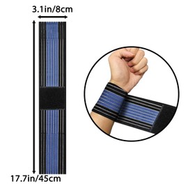 Pack of 4 Wrist Bandages, Elastic Wrist Bandage, Breathable Wrist Strap, Adjustable Hand Splint, Compression Wrist Support for Carpal Tunnel, Tennis, Sports, Workout,