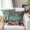 RABUSOFA Green Throw Pillow Covers 20x20 Set of 4,Spring Summer