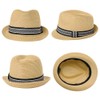 Comhats Mens Summer Straw Sun Hats for Beach Holiday Trilby