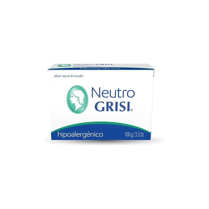 Grisi, Jabón En Barra Neutro, 100g