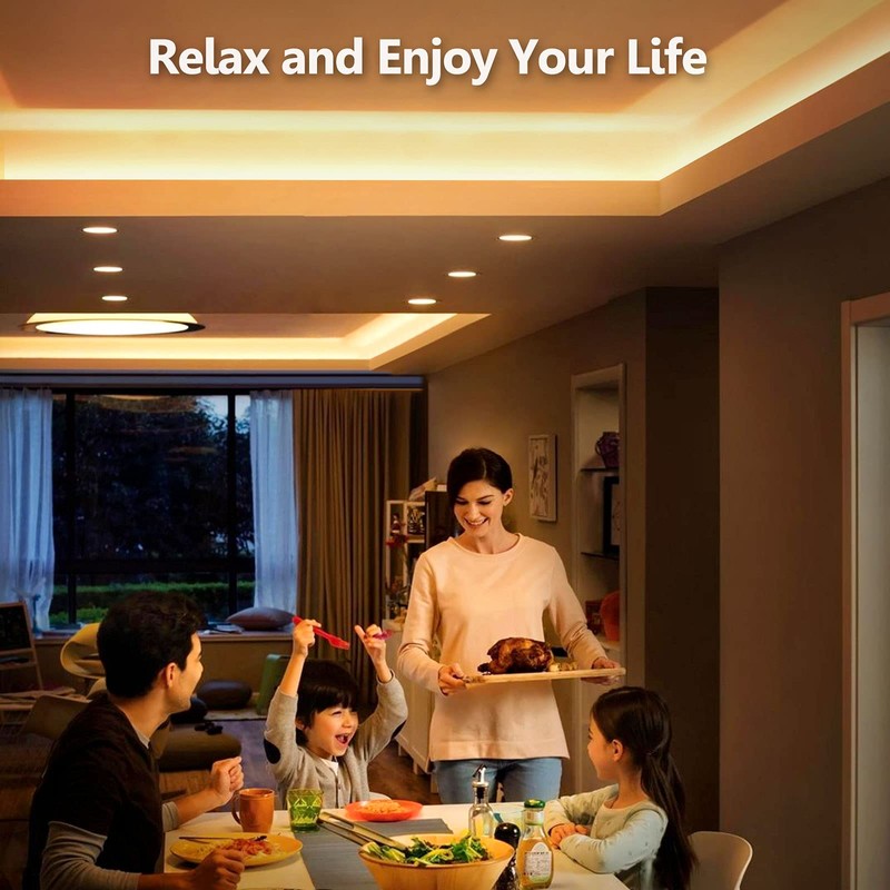 EMITEVER LED Strip Lights 2700K, UL 24V LED Tape Light