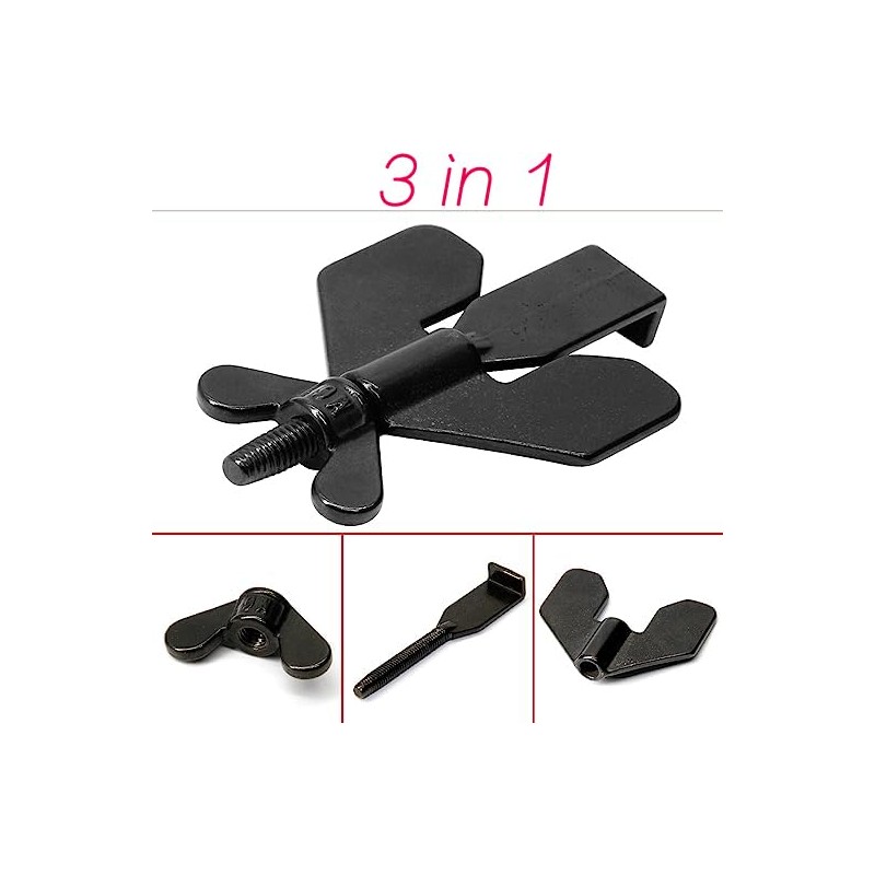 LALOCAPEYO Portable Door Lock 3 in 1 Travel Lockdown Home