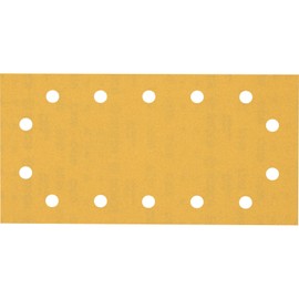 Bosch Professional Expert C470 Sandpaper with 14 Holes (for Hardwood, Paint on Wood, 115 x 230 mm, Grit 240, Orbital Sander Accessories), Pack of 50