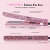 DORISILK 480°F High Temp Hair Straightener and Curler, Titanium Flat