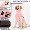 KOESON Dog Calming Hoodie, Pet Thunder Jacket with Ear Wrap,