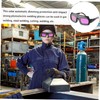 SHINEOFI 1pc Solar Automatic Dimming Welding Goggles Lightweight Protective Eye