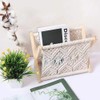 LIKEUDO Nordic Wind Cotton Rope Woven Magazine Rack - Boho