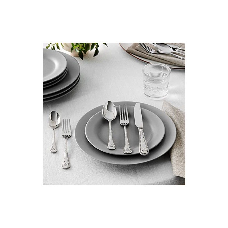 Towle Everyday Nautical Flatware Service for 4, 20 Piece Set,