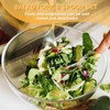 Salad Servers Set, 4 Pieces Salad Servers Stainless Steel, Long