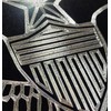 Engraved Senior Army Aviator Wings Car Tag Black & Silver
