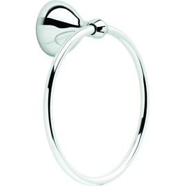 Delta Faucet FNDS46-PC Foundations Towel Ring, Polished Chrome
