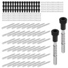 50pcs Window Screen Plunger Pins, 5/32" x 1-1/2" Aluminum Alloy