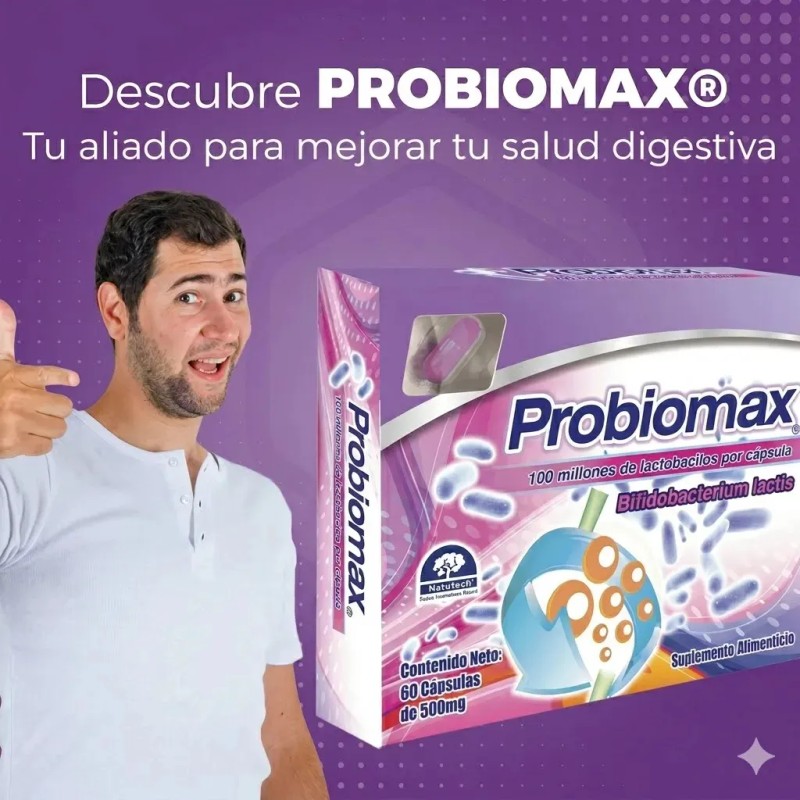 Probiomax Lactobacilos Capsulas Suplemento Alimenticio