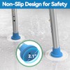 Loyoda Shower Chair for Inside Shower with Removable Back, Adjustable