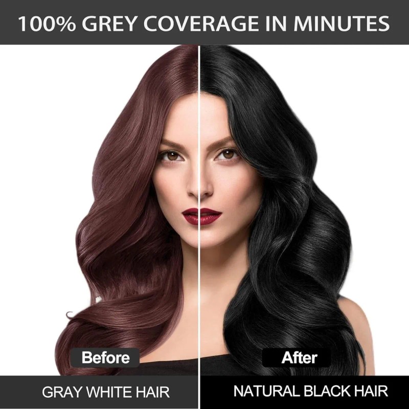 Hair Dye Shampoo 3 In 1-herbal Ingredients Instant Hair Zzz