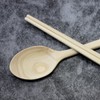 Solid Wood Cypress Cutlery Set for 2: 2 Sets of